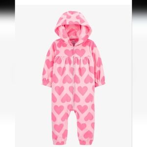 NWT Carter's Pink Heart Kids Pajamas